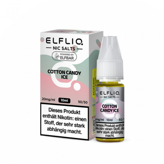 Cotton Candy Ice - ELFLIQ - Nikotinsalz Liquid